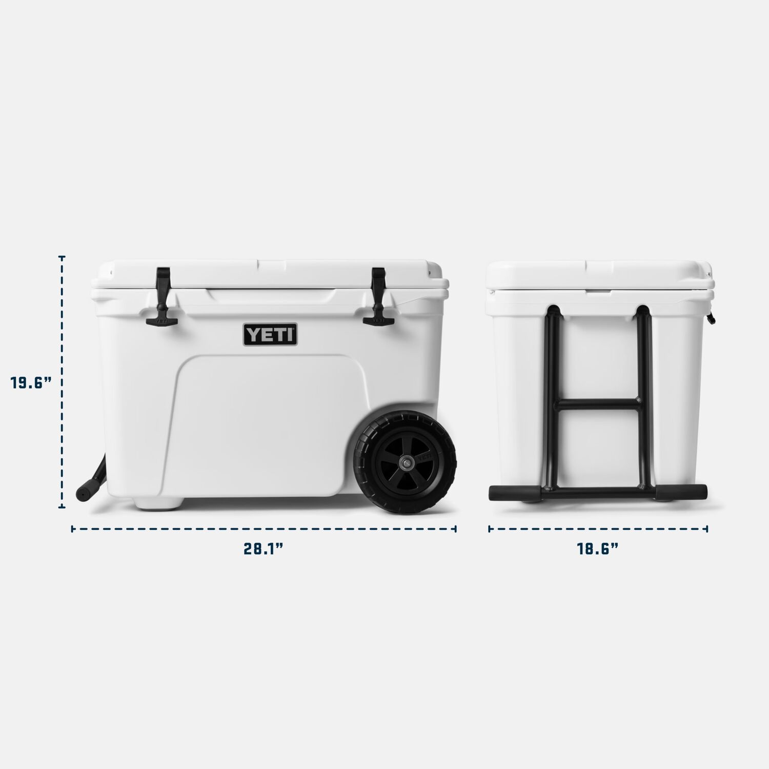Yeti Tundra Haul White Wheeled Cooler