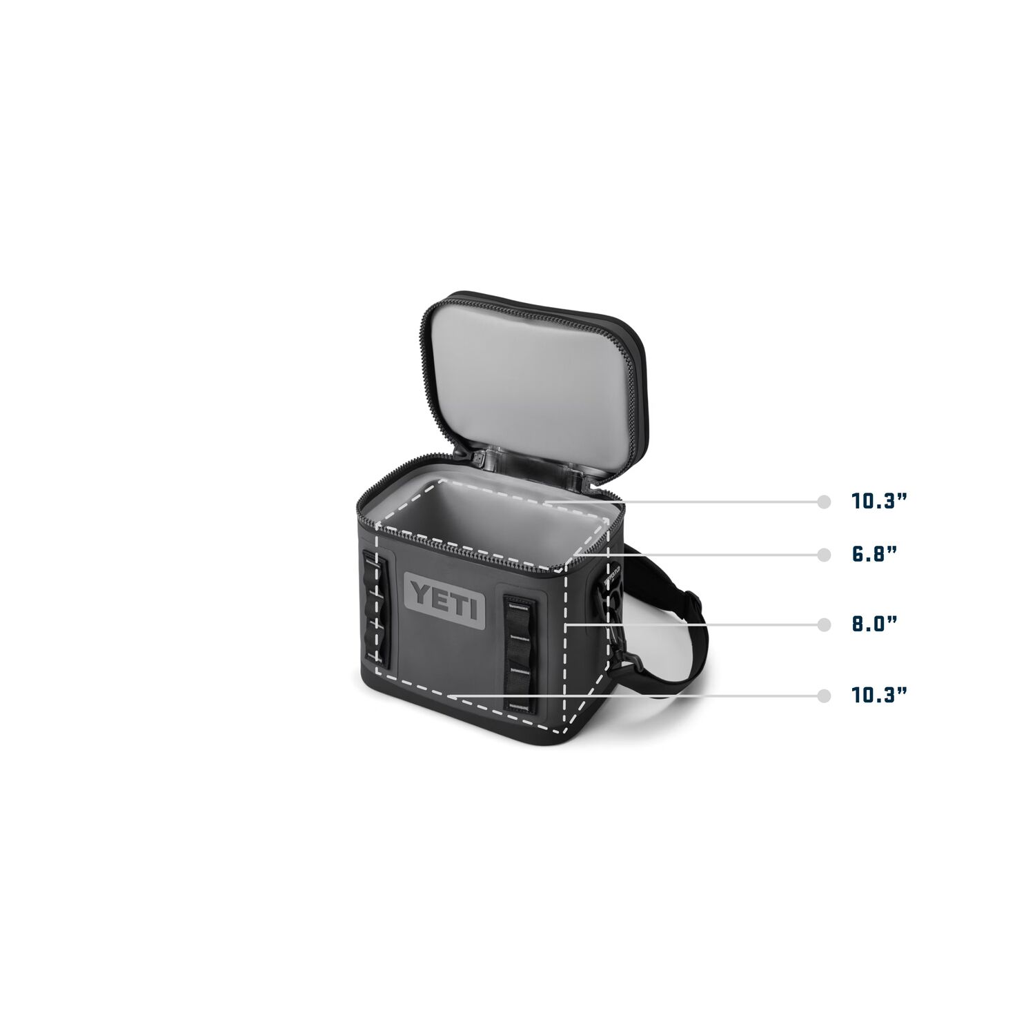 Yeti Hopper Flip 8 Charcoal Soft Cooler