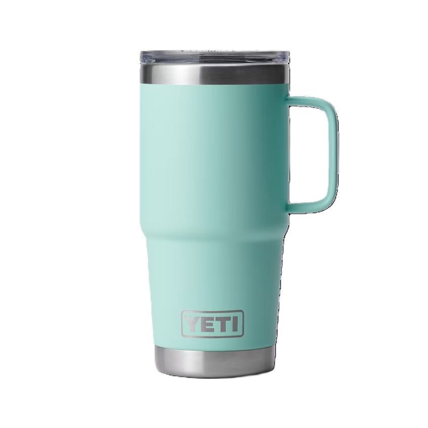 YETI Rambler 20 oz Travel Mug ミント Yeti Rambler Seafoam Travel Mug with Stronghold Lid, 20-Oz - Water