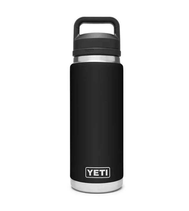 Yeti Rambler Bottle With Chug Cap - Black, 26 oz - Water Bottles