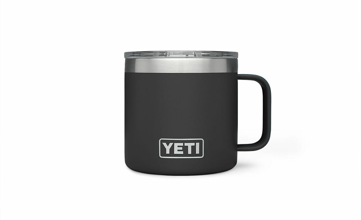 YETI Black Rambler Stackable Mug, 14-Oz