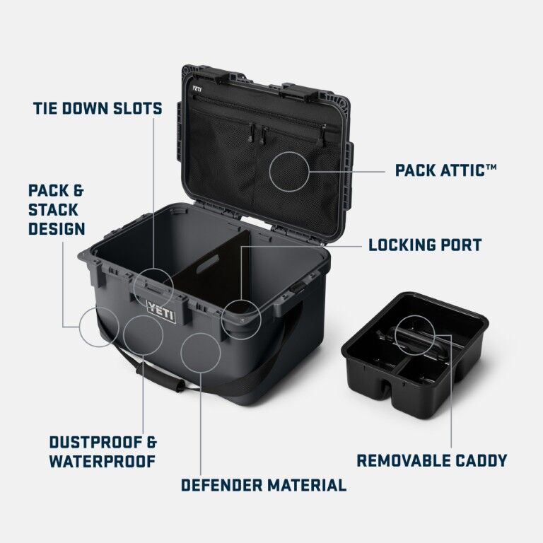 Yeti Loadout GoBox 30 White Gear Case