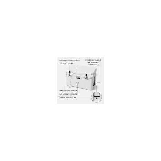 Yeti Tundra White 45 Hard Cooler, 45-Qt