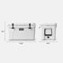 Yeti Tundra White 45 Hard Cooler, 45-Qt