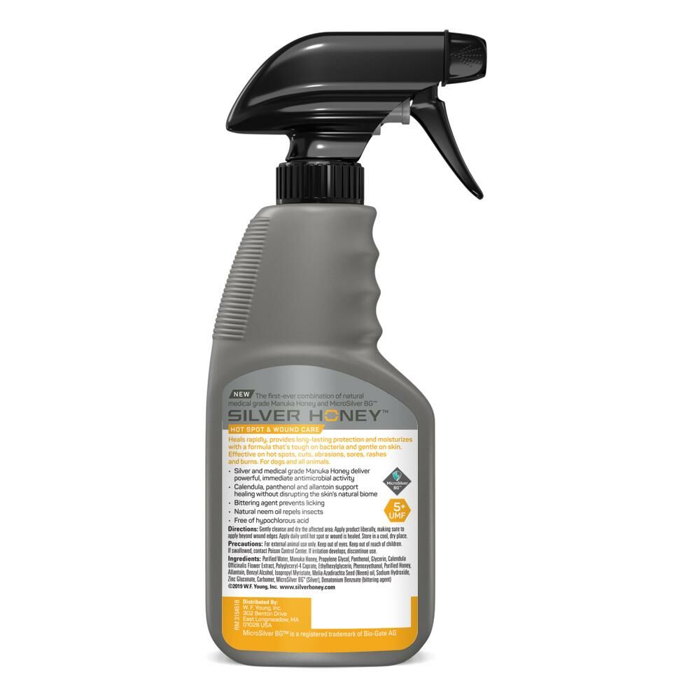 Silver Honey Rapid Wound Repair Spray Gel, 8-Oz
