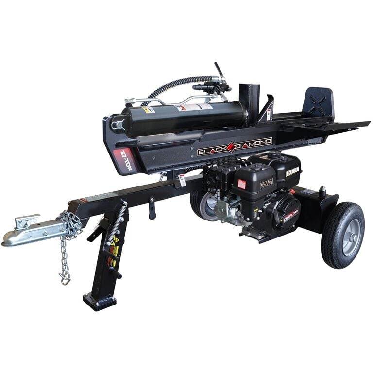 Black Diamond 37 Ton Horizontal & Vertical Gas Log Splitter With CRX 338cc Engine