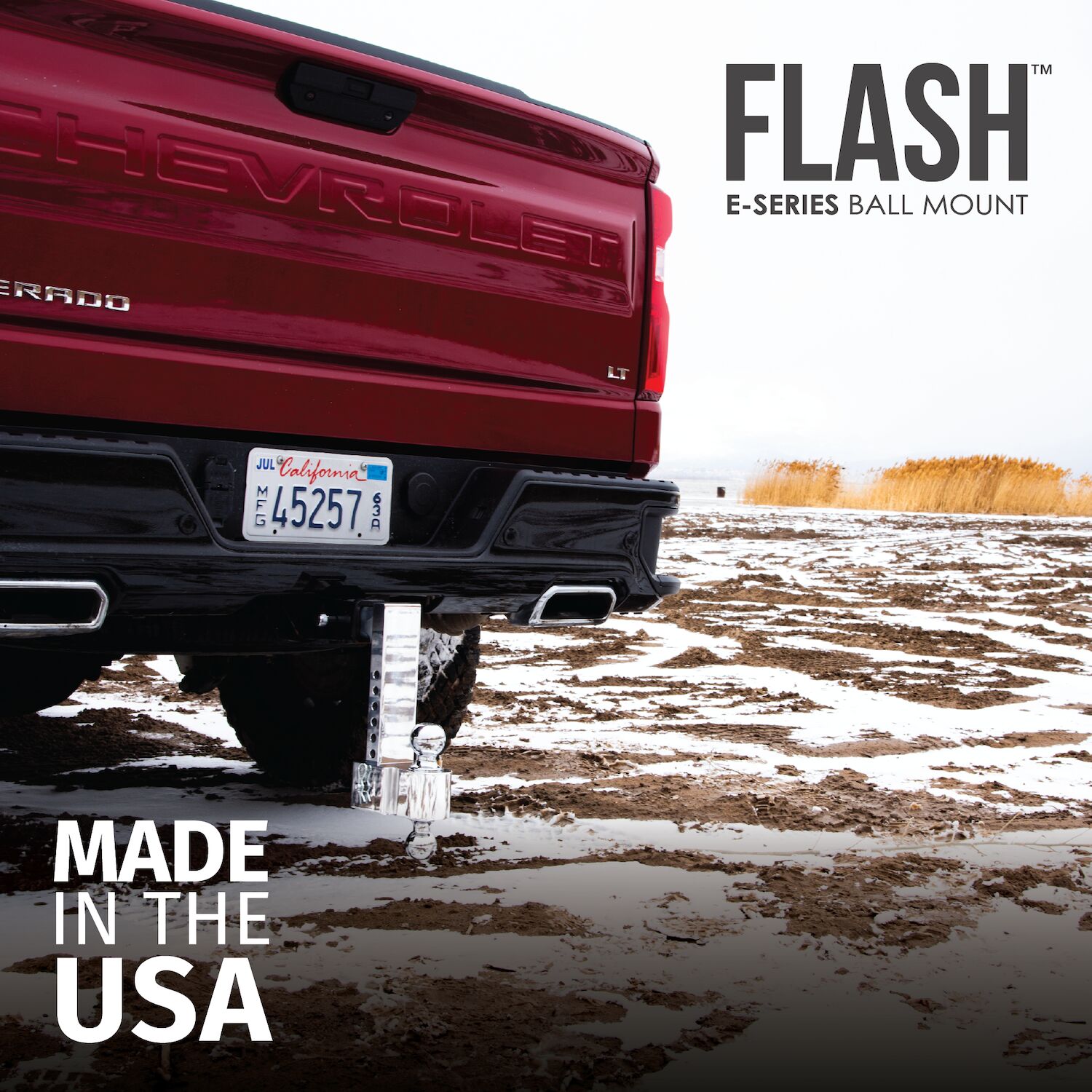 FLASH™ E Series 2-In Ball Mount Hitch with 10-In Drop