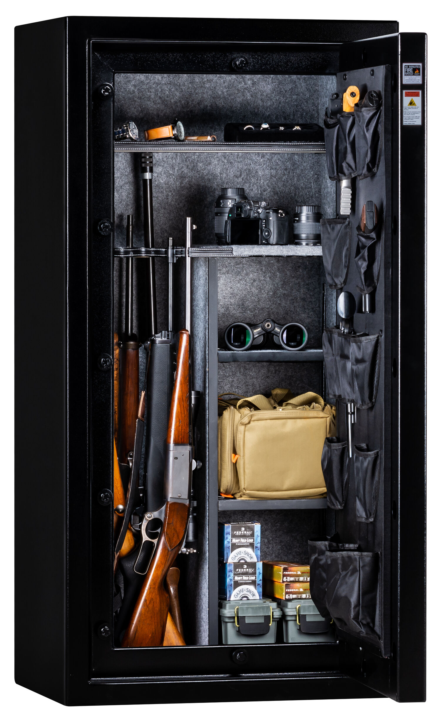 Rhino SafeX 42 Gun Safe with Anti-Pry Locking System in Black