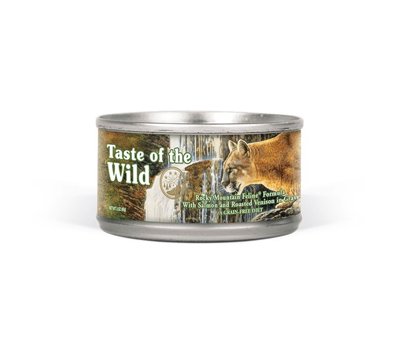 5.5oz Taste of the Wild Rocky Mtn Cat Food Wet Cat Food
