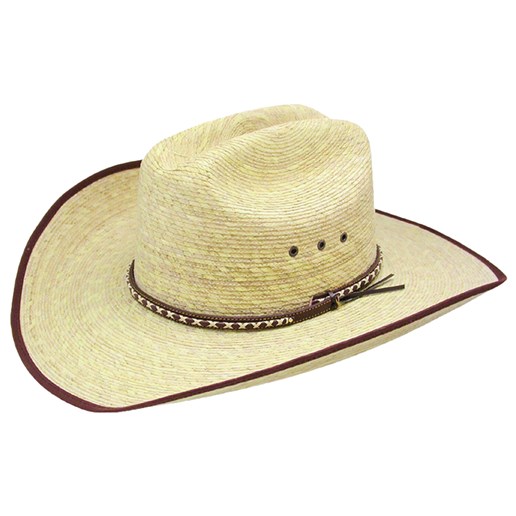 Kid's Brush Hog Jr. Palm Leaf Cowboy Hat in Natural Bound