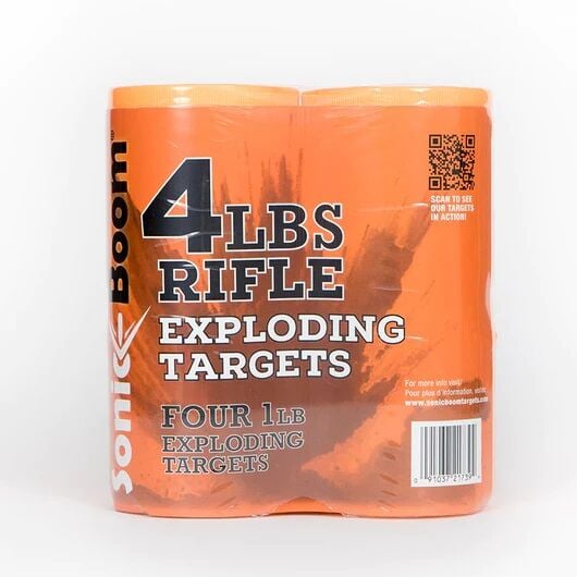Exploding Rifle Target 1-Lb, 4-Pk