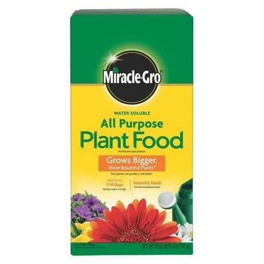 Miracle Gro Water Soluble All Purpose Plant Food, 4-lb Bag