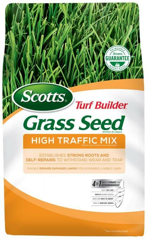 Scotts Turf Builder Grass Seed High Traffic Mix, 3-lb Bag