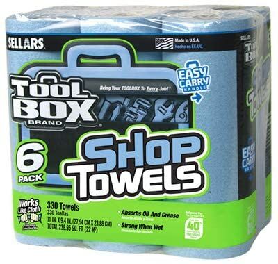 ToolBox Shop Towels, 6-Pk