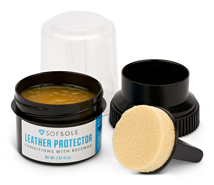 Leather Protector & Conditioner with Beeswax, 2-Oz Container
