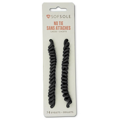 27-In to 45-In No Tie Shoe Laces in Black