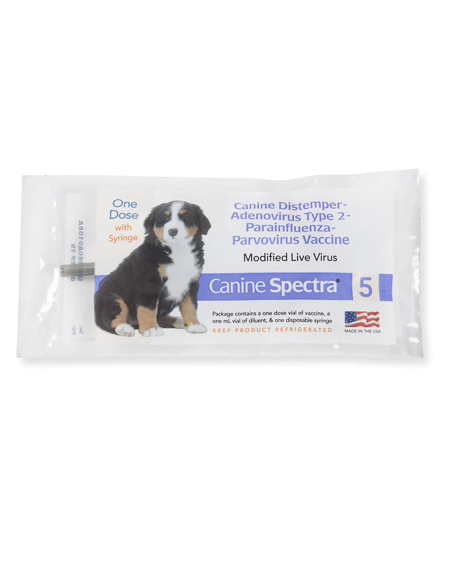 Canine Spectra 5 Vaccine for Dogs, Single Dose
