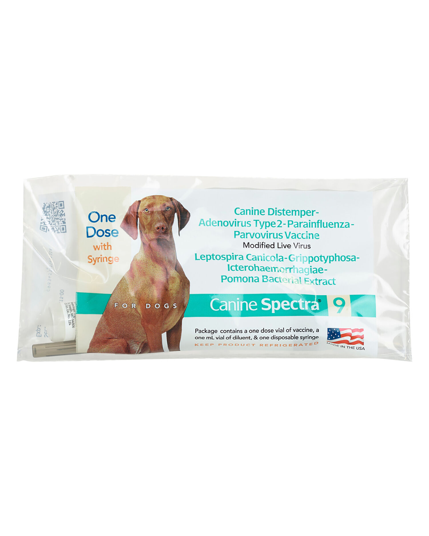 Durvet Canine Spectra 9, Single Dose
