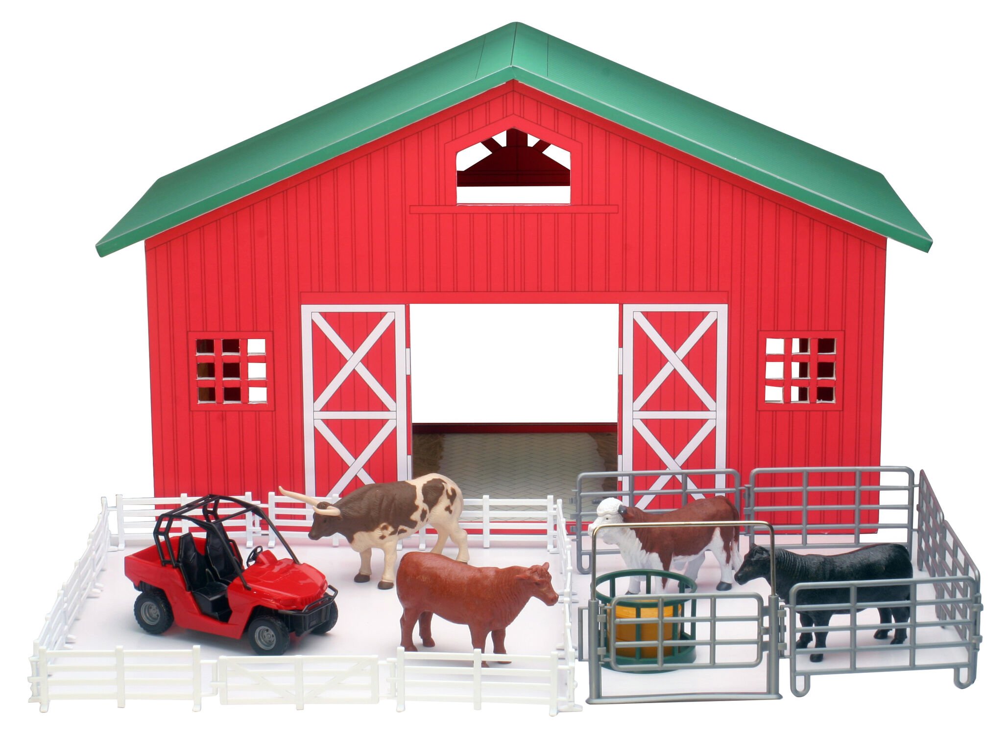 New Ray Country Life Extra Large Barn/Ranch Playset