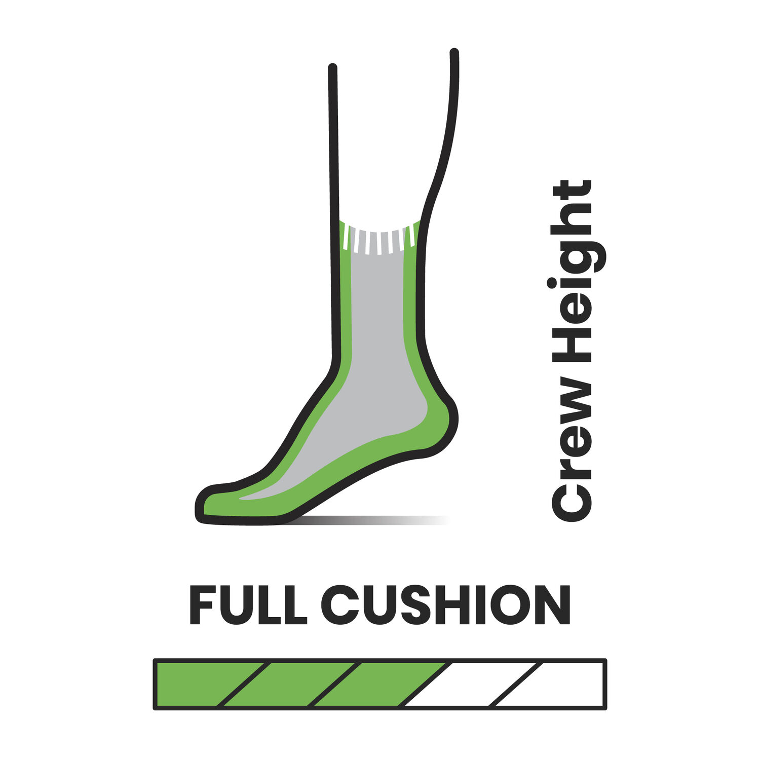 Women's Hike Classic Edition Full Cushion Solid Crew Socks in Twilight Blue