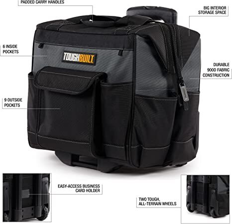 ToughBuilt Rolling Builder Bag 14-In