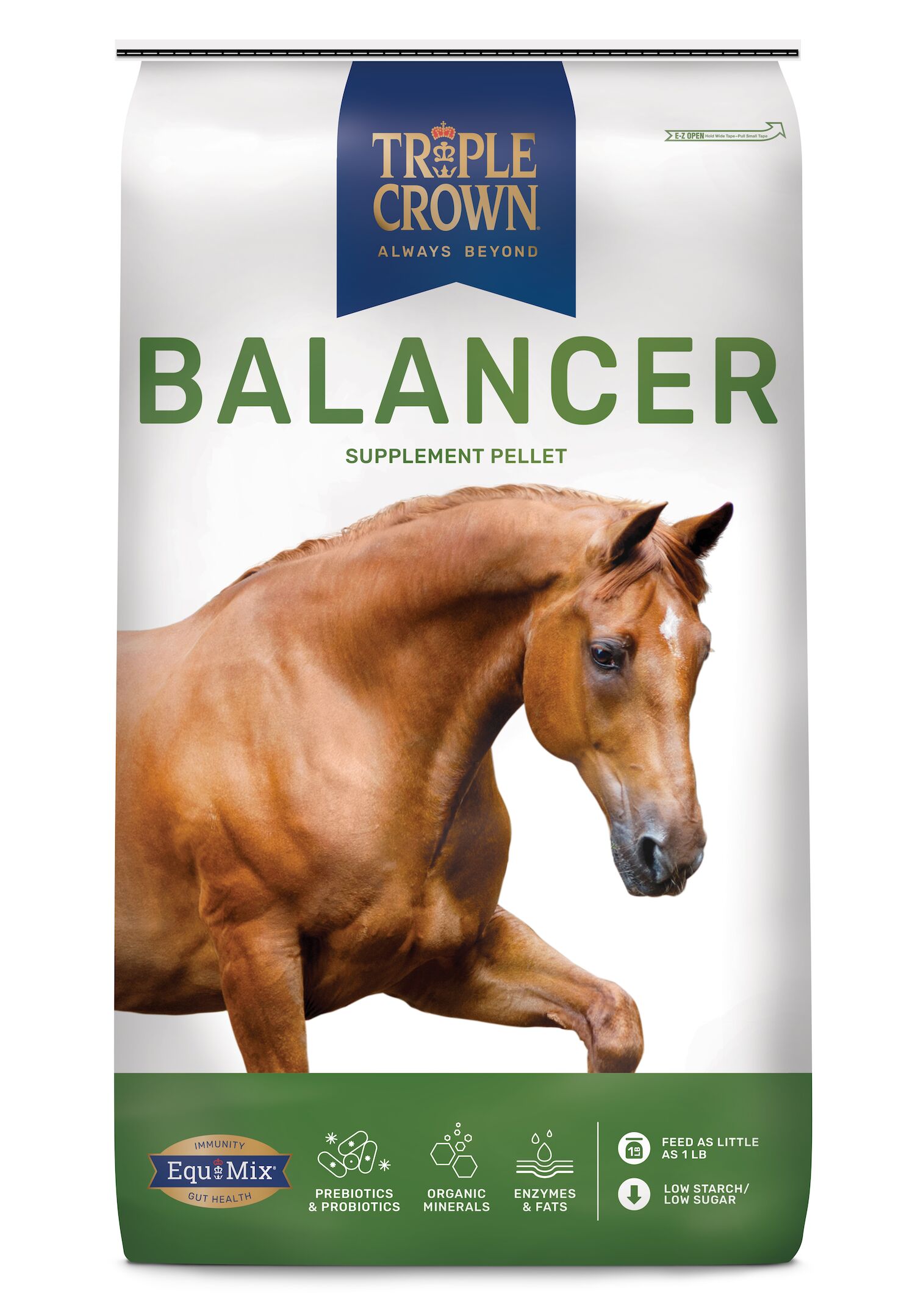 Triple Crown Balancer Equine Feed, 50-Lb