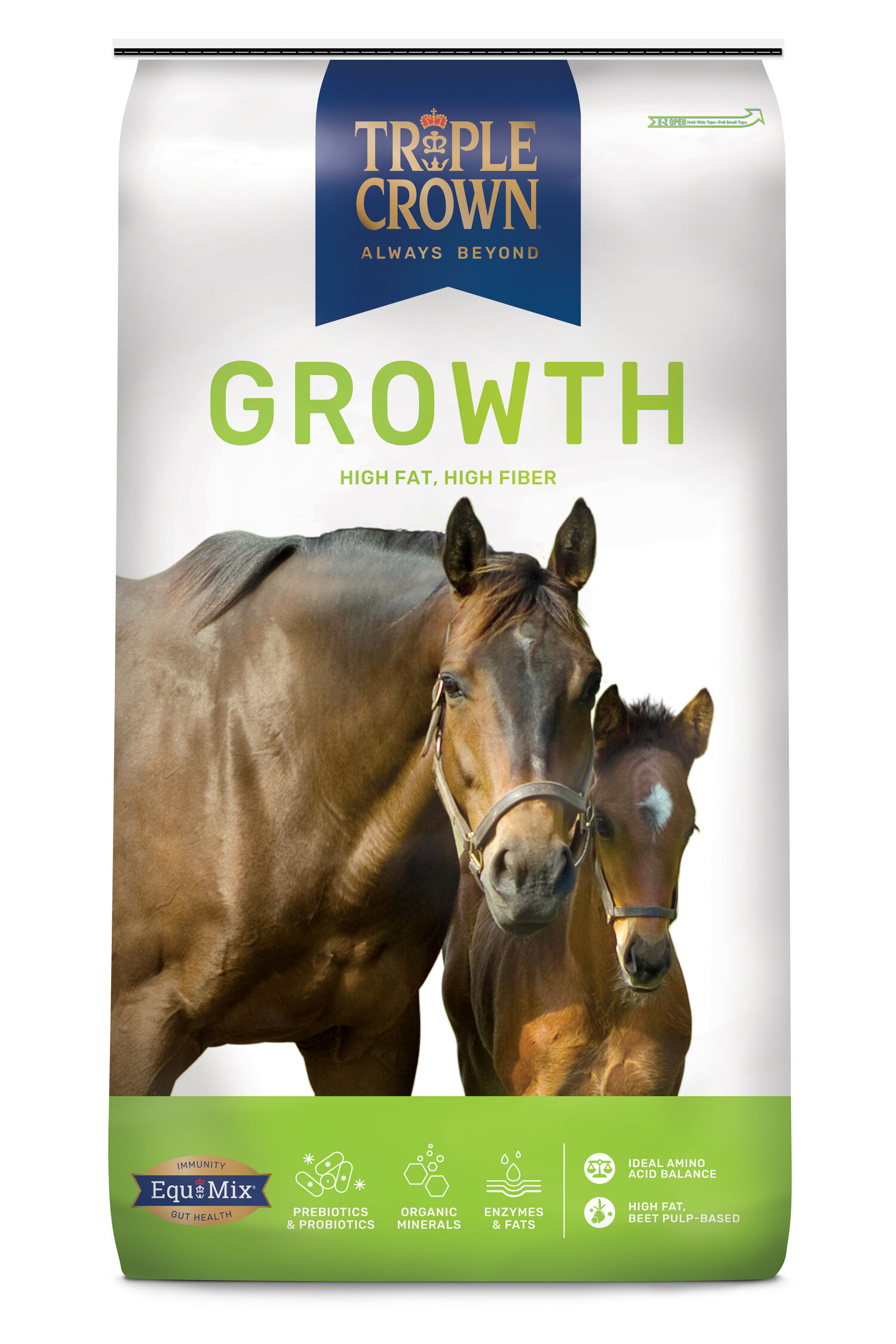 Triple Crown Growth Equine Feed, 50-Lb