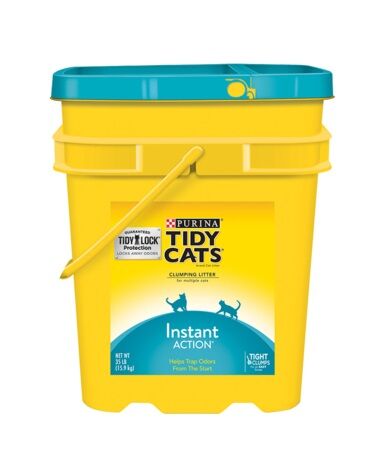 Tidy Cats Instant Action Clumping Cat Litter, 35-Lb Bucket
