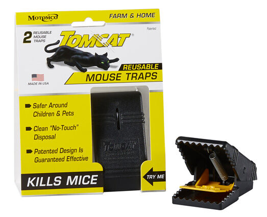 Tomcat Reusable Mouse Traps, 2 Pack