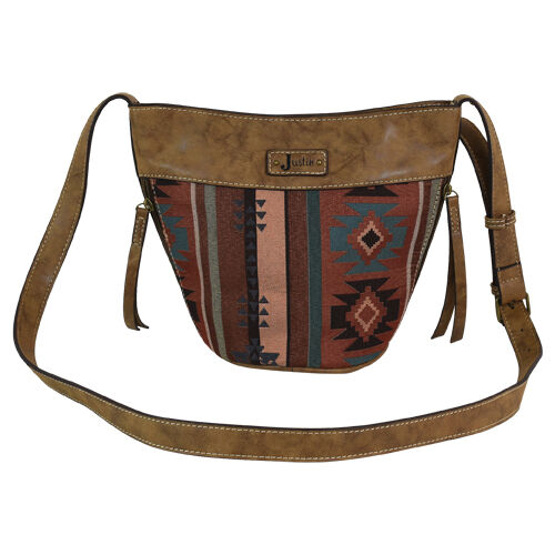 Women's Bucket Bag in Aztec Print Jacquard