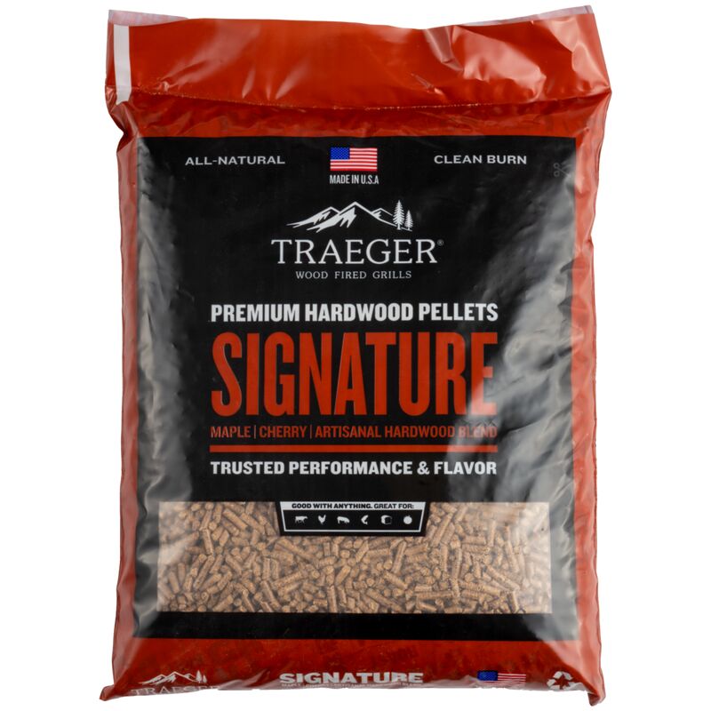Traeger Signature Blend BBQ Pellet Fuel, 20-Lb