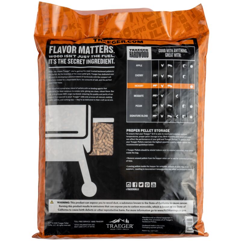 Hickory BBQ Pellet Fuel, 20-Lb Bag