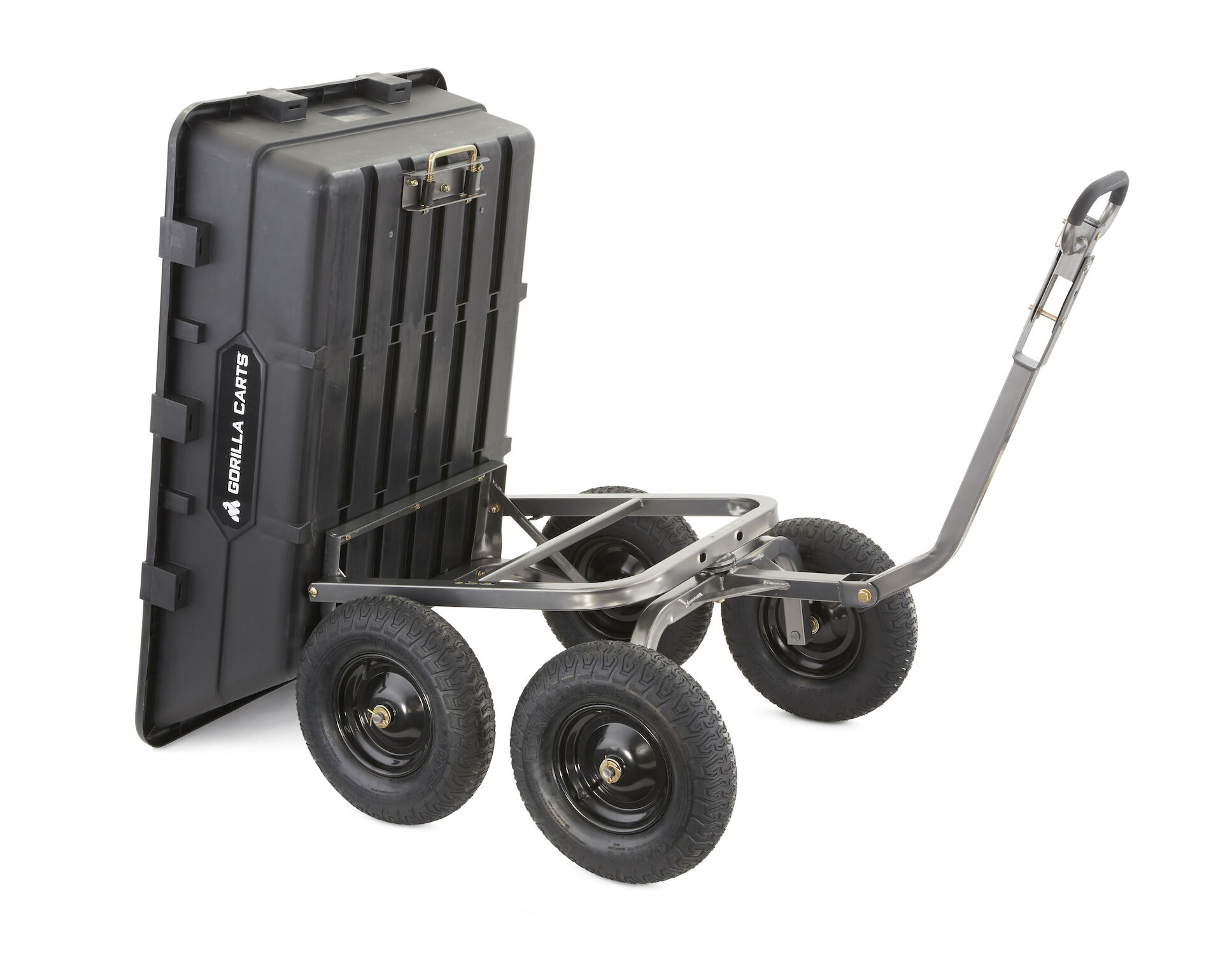 Gorilla Carts 10-Cu Ft Heavy Duty Poly Dump Cart