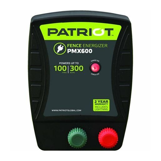 Patriot PMX600 Fence Energizer, 6.0 Joule