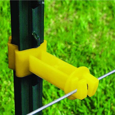 Patriot 2-In Wrap-Around T-Post Extender Insulator in Yellow