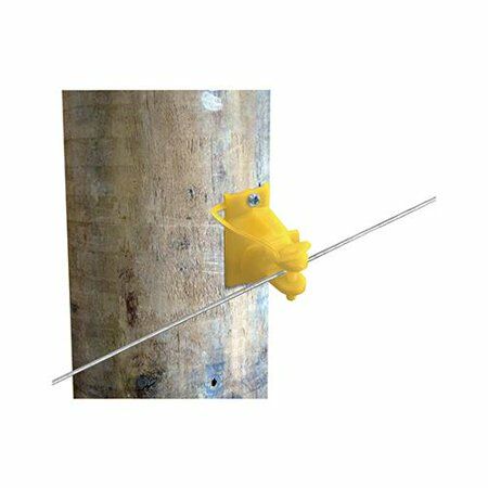 Patriot Wood Post Pinlock Insulator in Yellow, 25-Pk