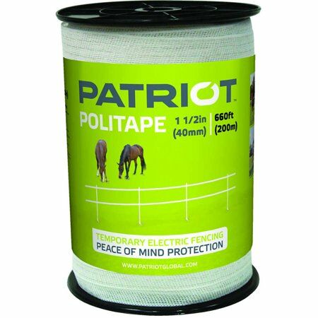 Patriot 660-Ft x 1 1/2-In Politape in White