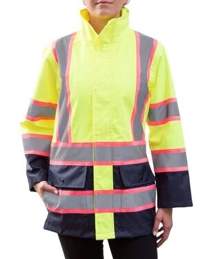 Utility Pro Women's Class 2 High-Vis Rain Jacket