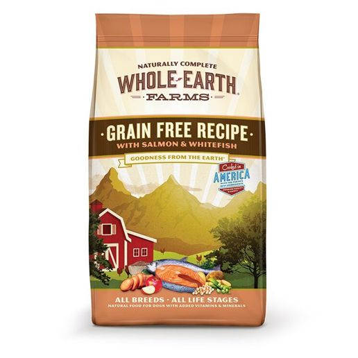 Whole Earth Farms Grain Free Salmon Whitefish Adult Dry Dog Food