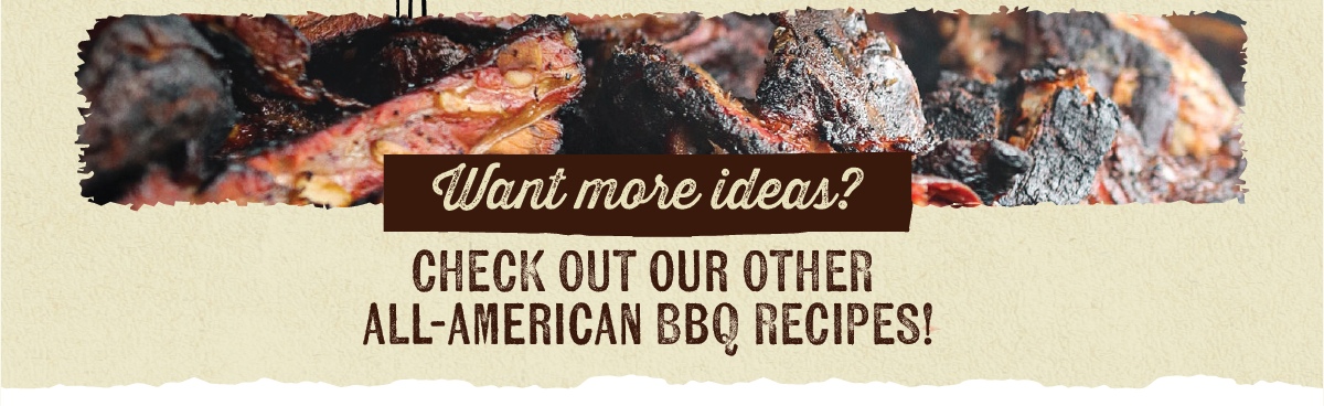 Want more ideas? CHECK OUT OUR OTHER ALL-AMERICAN BBQ RECIPES!