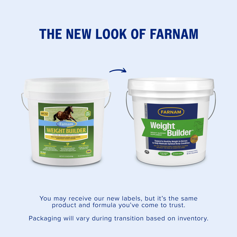 Farnam Weight Builder Equine Supplement, 7.5-Lb
