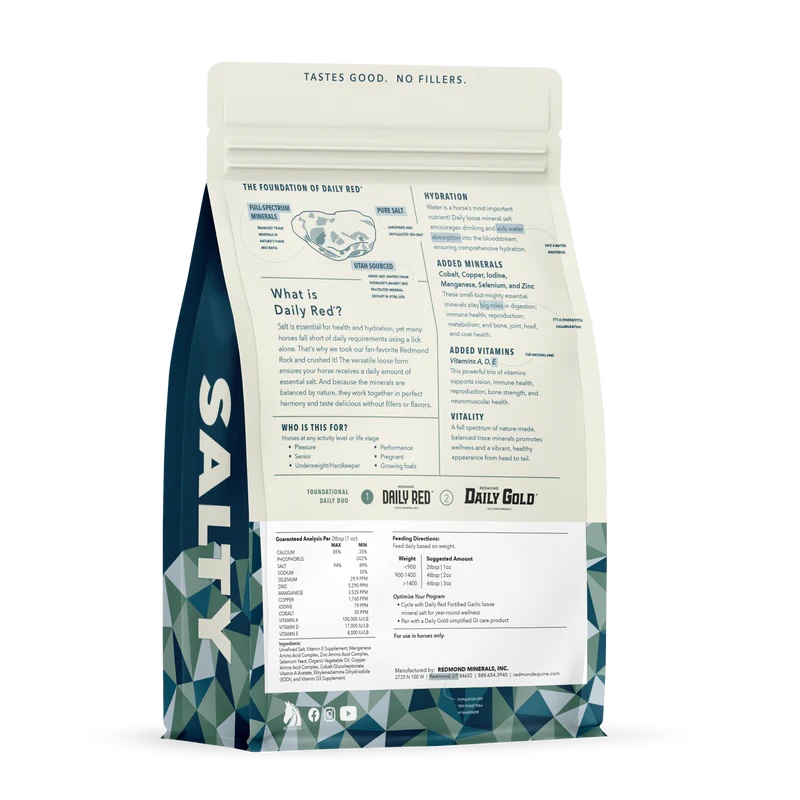 Redmond Daily Red Fortified Vitamin & Mineral Supplement For Horses, 5-Lb