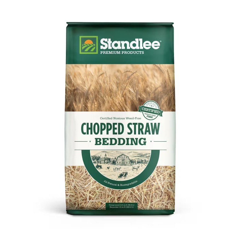 Standlee Premium Products Certified Chopped Straw Bedding, 25-Lb
