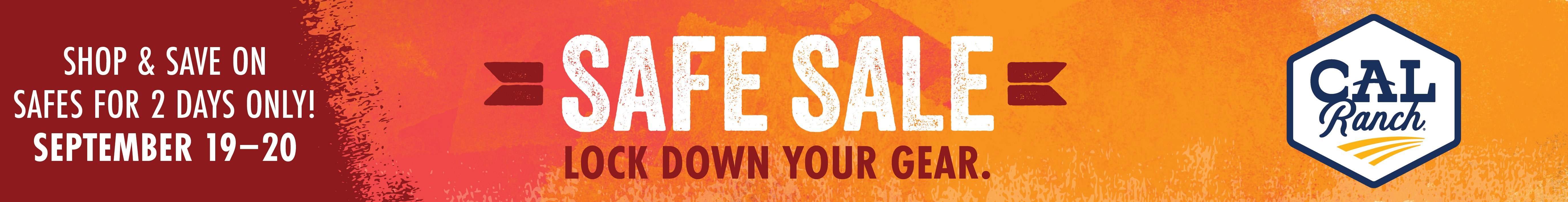 Shop & Save on Safes for 2 Days Only! September 19-20